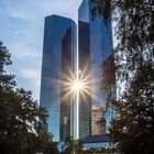 Frankfurt am Main "die Banken im Sonneschein"