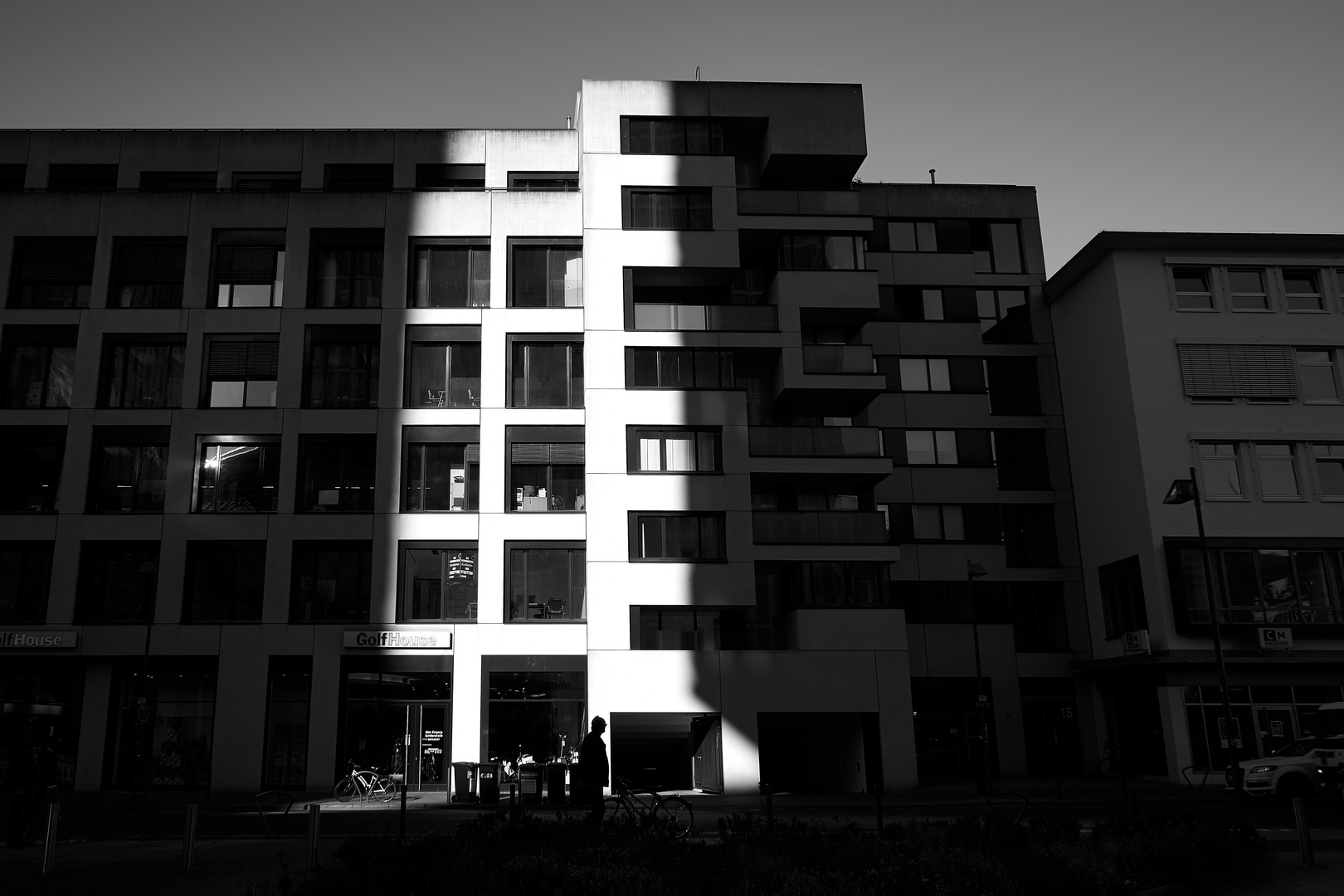 Frankfurt am Main, Große Eschenheimer Str. Lichtspiel, B&W