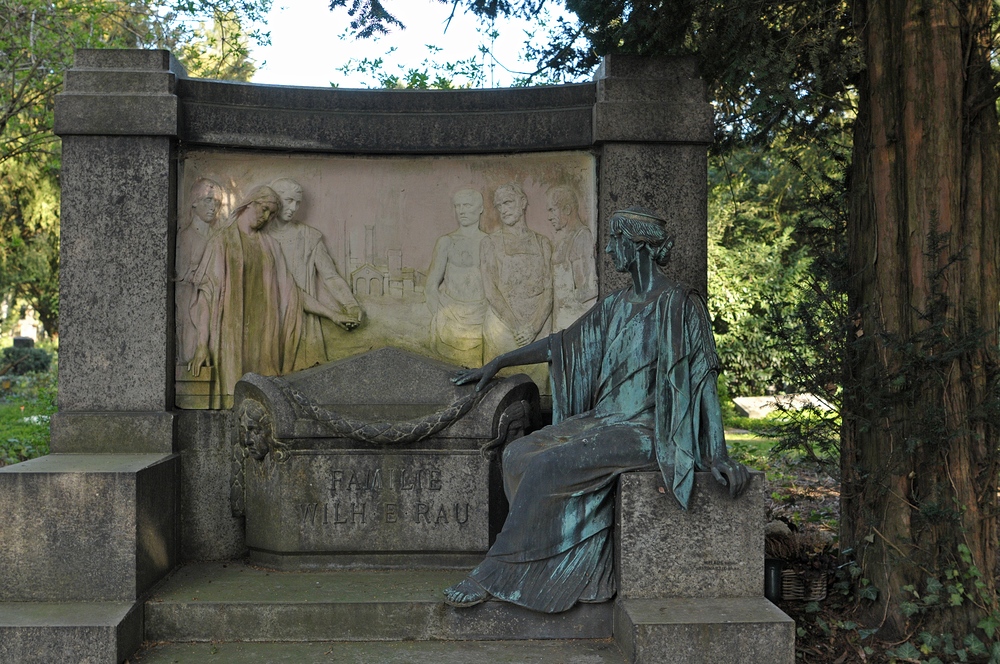 Frankfurt am Main, Hauptfriedhof: Familiengrab Rau