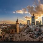 Frankfurt am Main, Hauptwache Sonnenuntergang