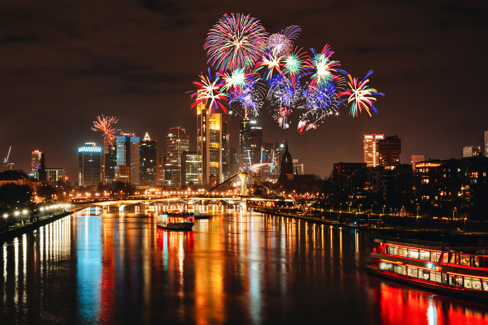 Frankfurt am Main - Silvester Nacht