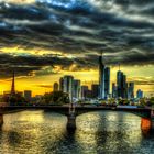 Frankfurt am Main Sonnenuntergang