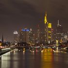 Frankfurt am Main von der Eisenbahnbrücke