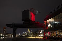 Frankfurt am Main: Weseler Werft, Main Plaza und Skyline