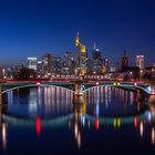 Frankfurt am Main zur Blauen Stunde