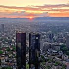 Frankfurt a.M. vom Main Tower - Deutsche Bank -