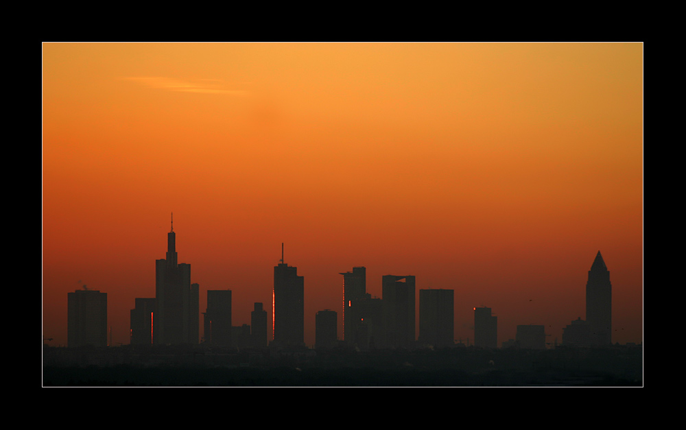 Frankfurt an einem Dezemberabend