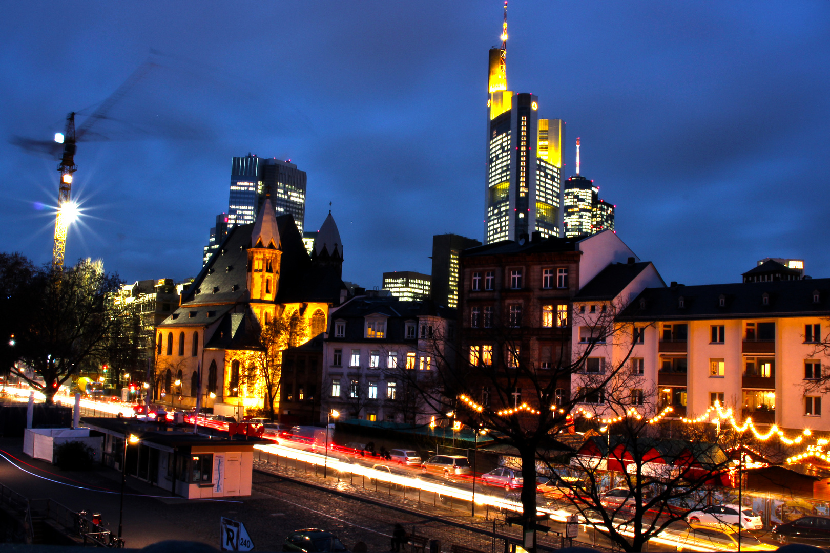 Frankfurt at night