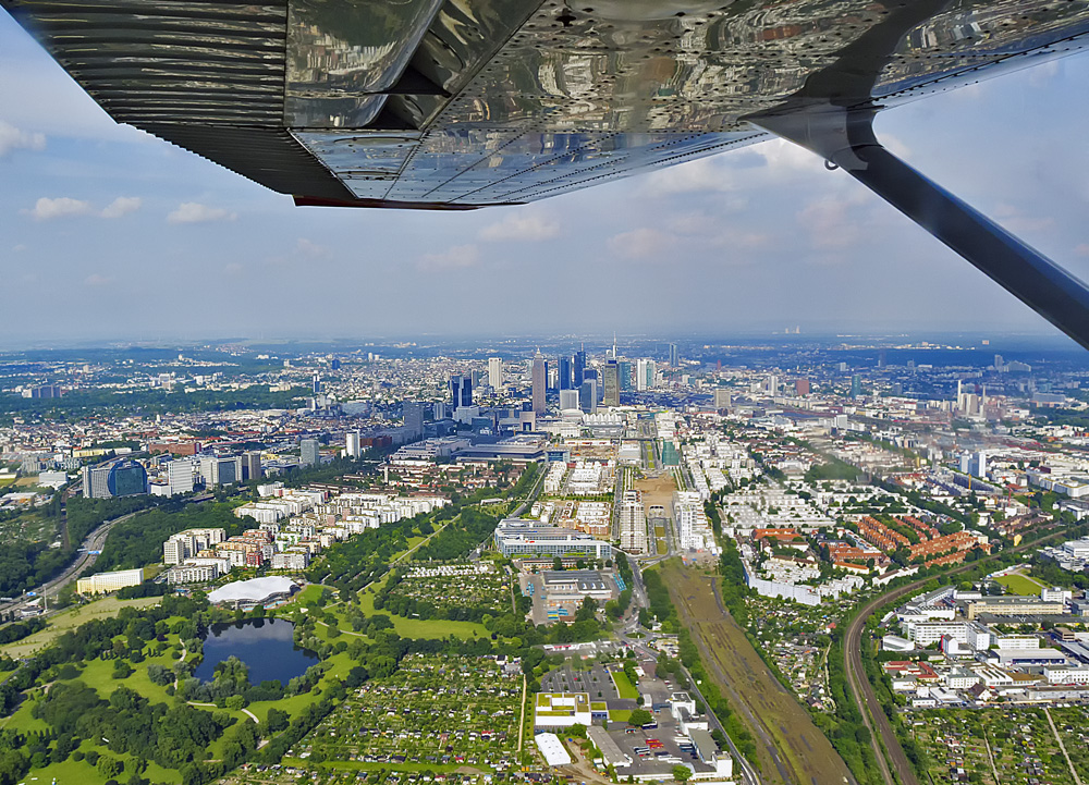Frankfurt aus der Luft
