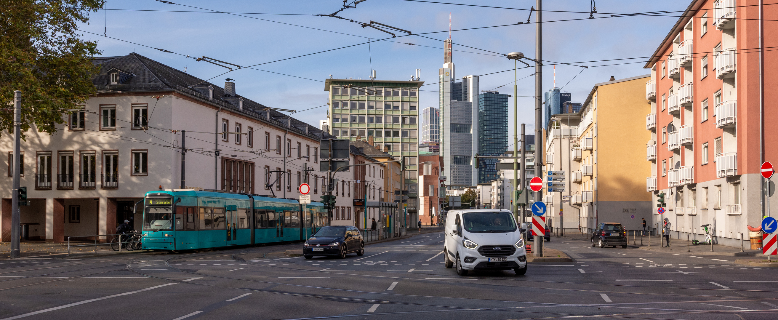 Frankfurt - Battonnstraße - Börneplatz - Kurt Schumacherstraße