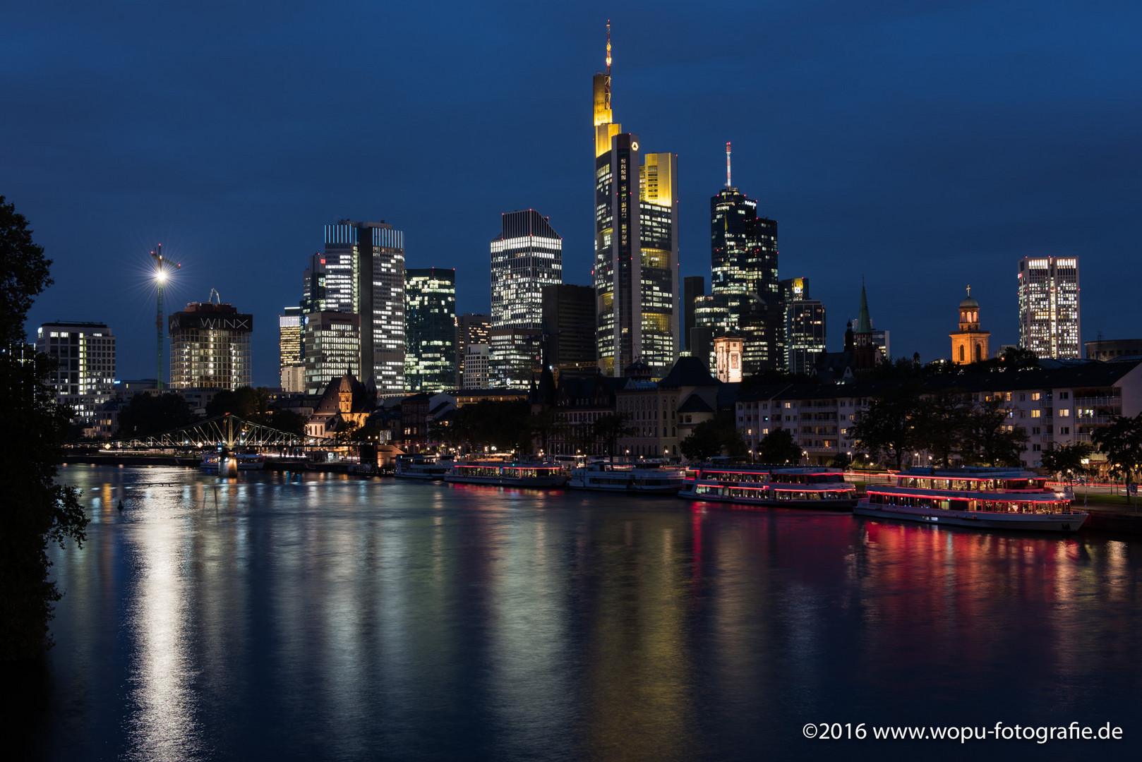 Frankfurt bei Nacht