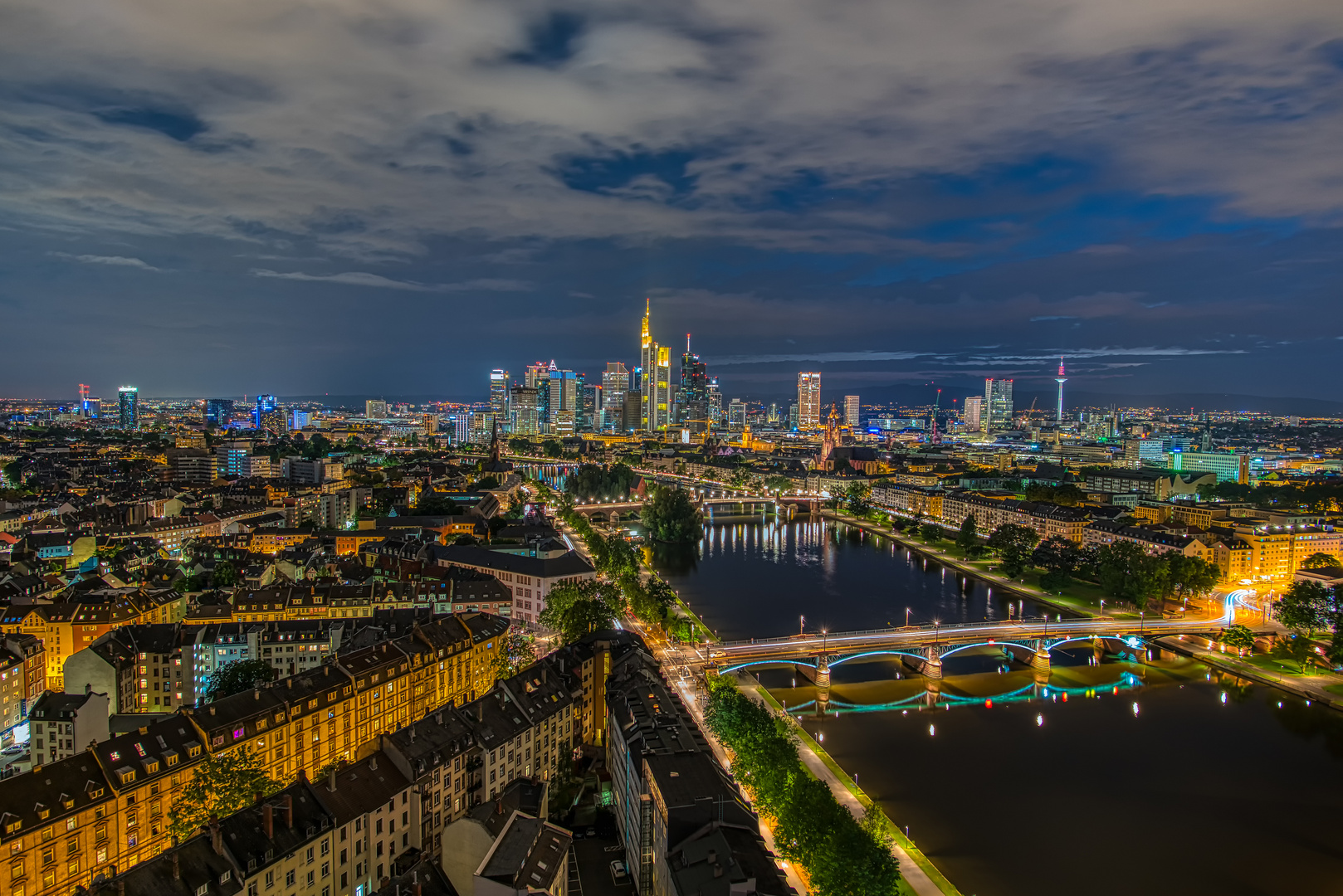 Frankfurt bei Nacht