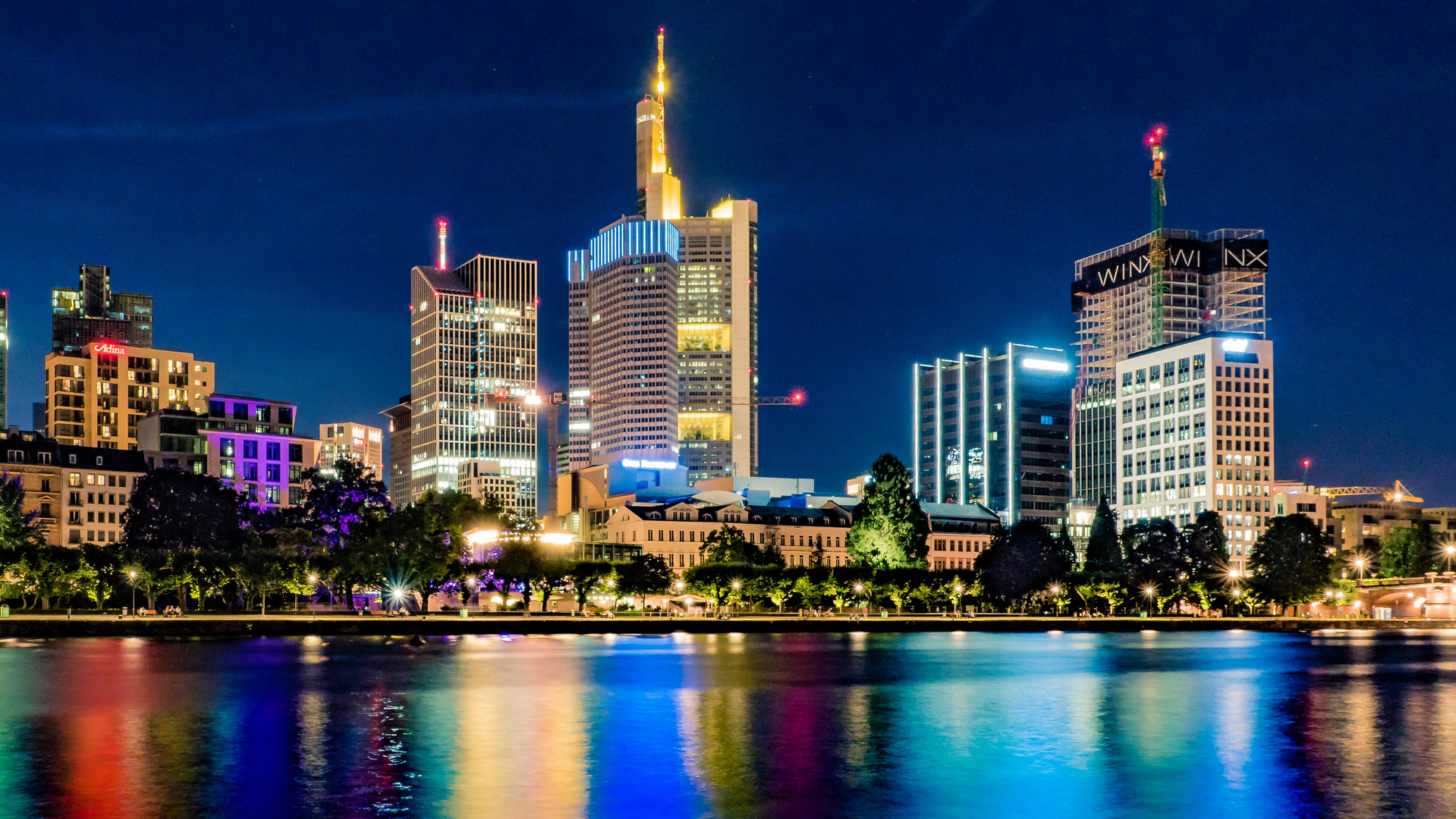 Frankfurt bei Nacht