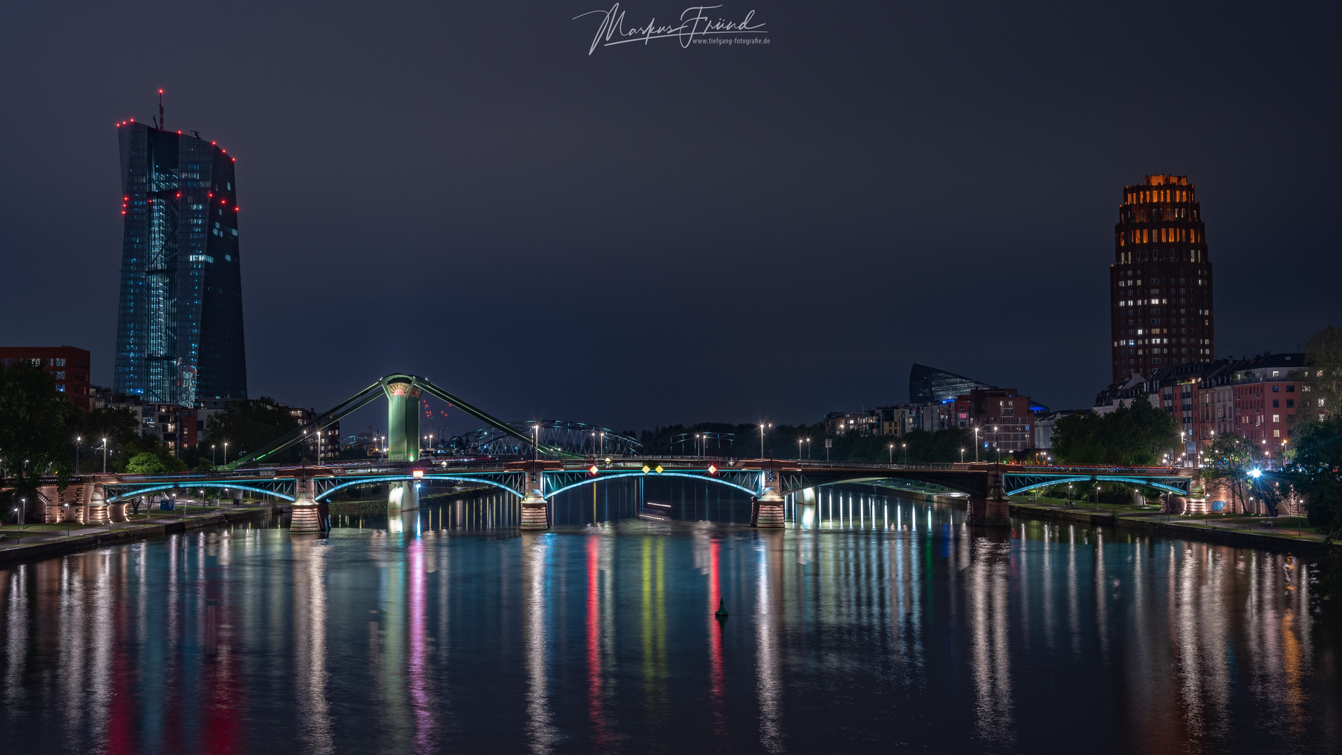 Frankfurt bei Nacht