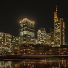 Frankfurt bei Nacht am 16.01.2020