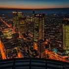 Frankfurt bei Nacht .