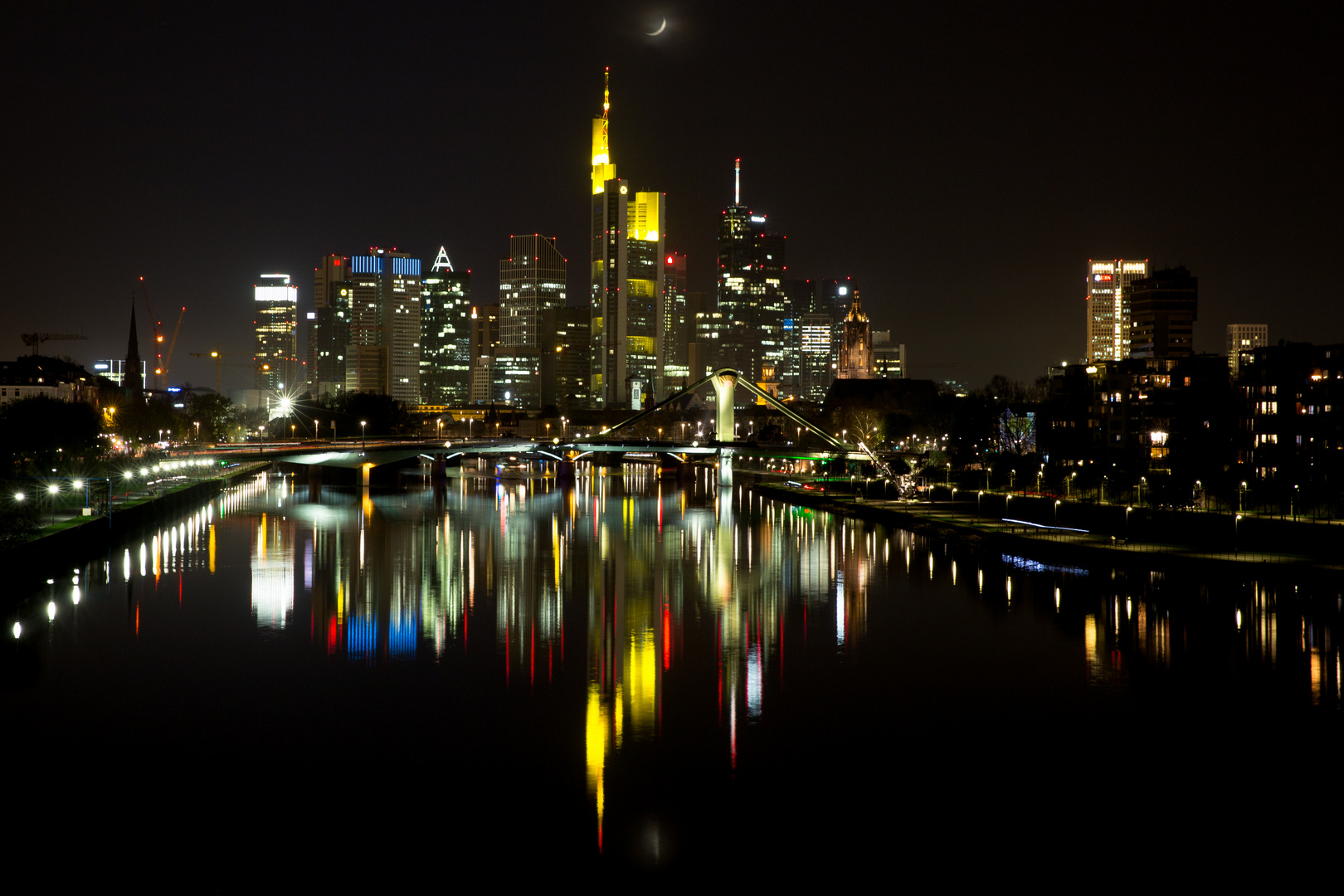 Frankfurt bei Nacht