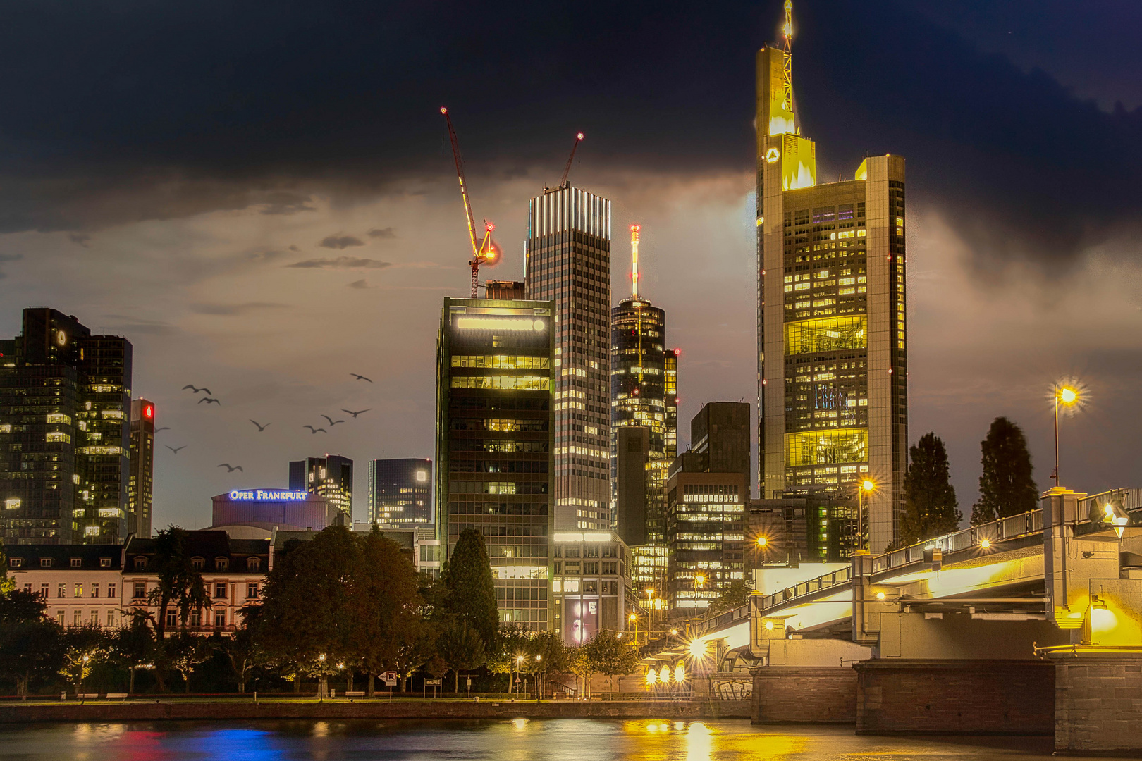 Frankfurt bei Nacht