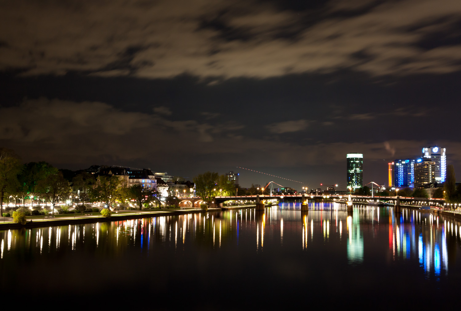 Frankfurt bei Nacht