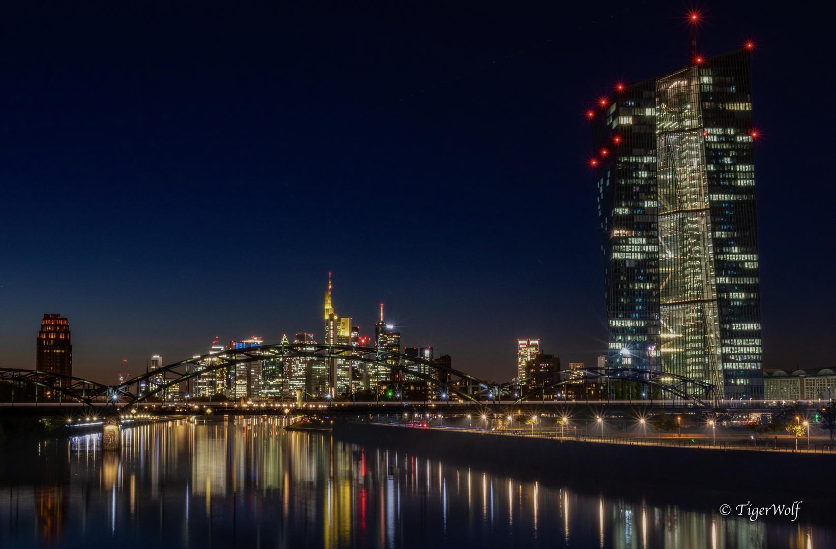 Frankfurt bei Nacht