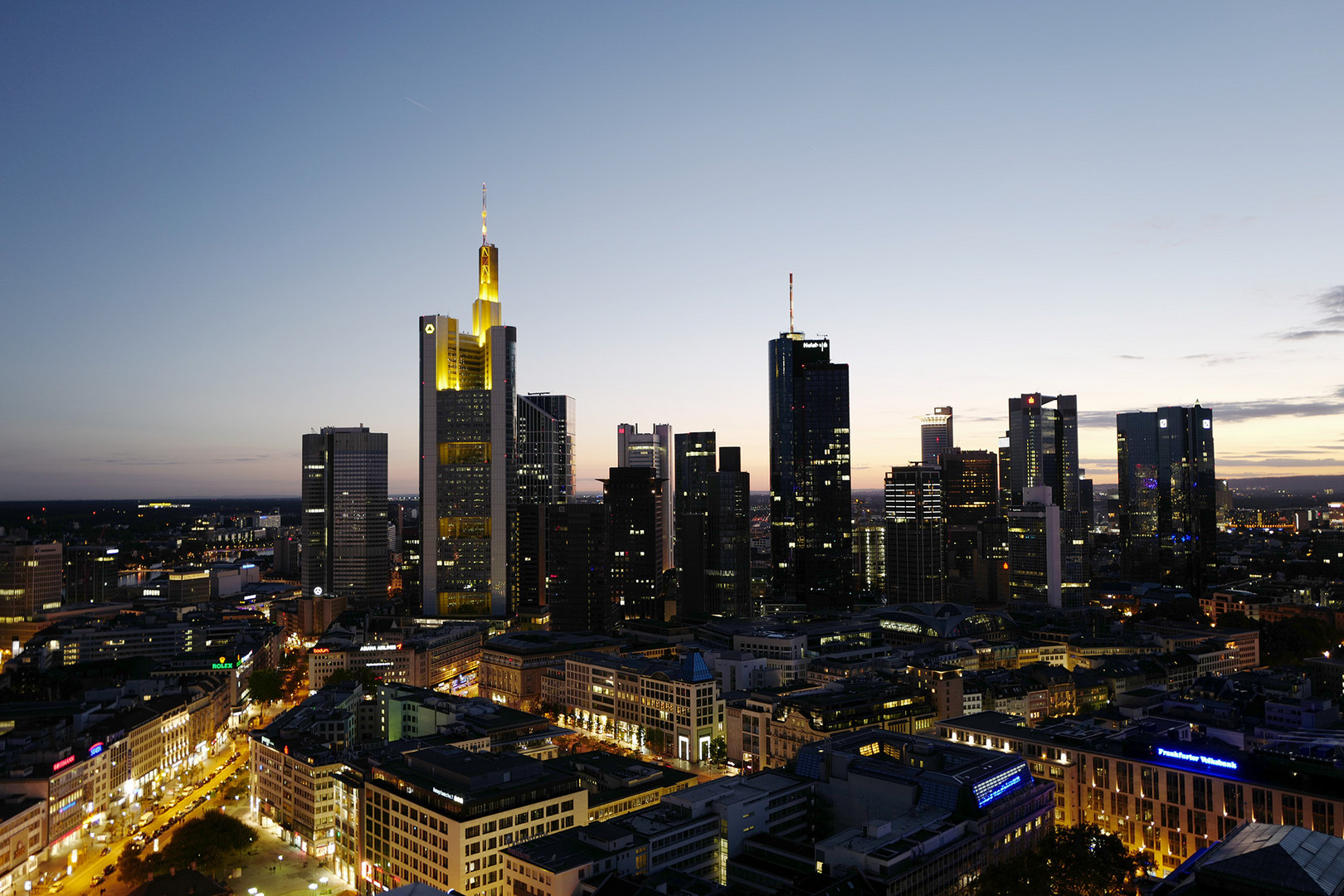 Frankfurt bei Nacht