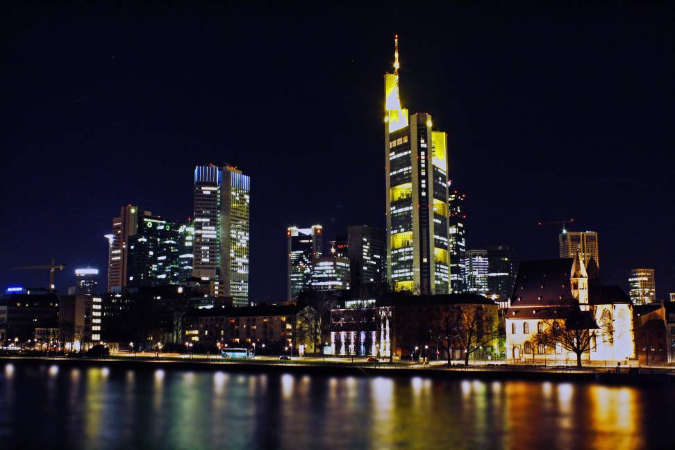 Frankfurt bei Nacht Mainhatten at Night