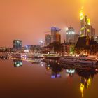 Frankfurt bei Nacht u. Nebel