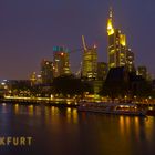 Frankfurt bei Nacht (und starkem Regen)