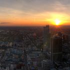 Frankfurt bei Sonnenuntergang