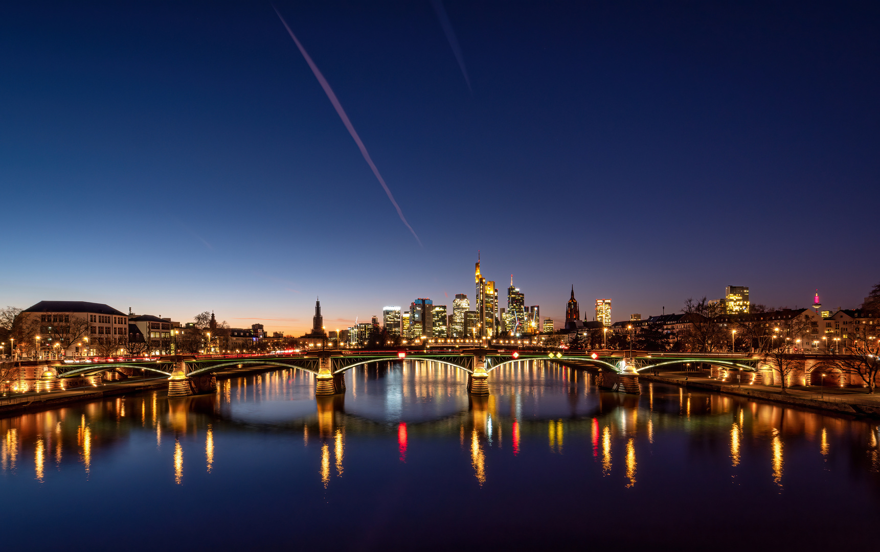 Frankfurt- Blaue Stunde