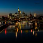 Frankfurt - blaue Stunde -