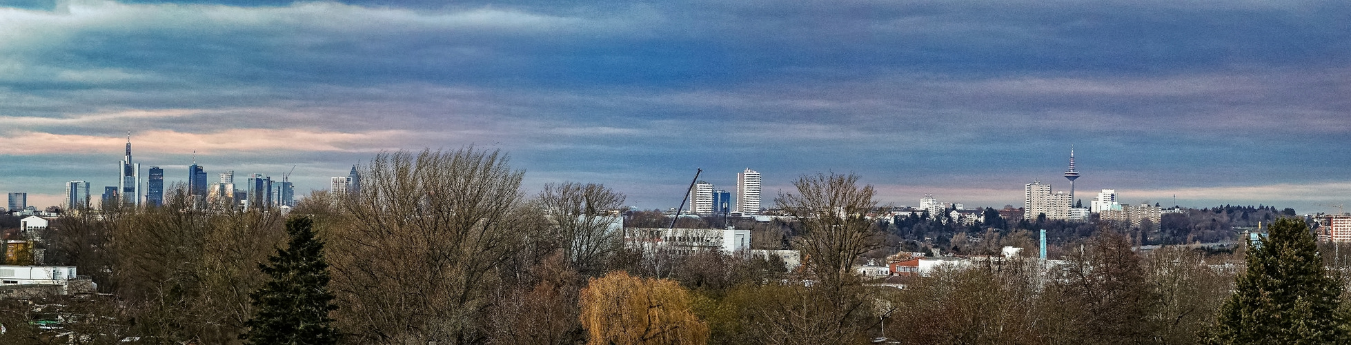 Frankfurt, Blick auf die Skyline