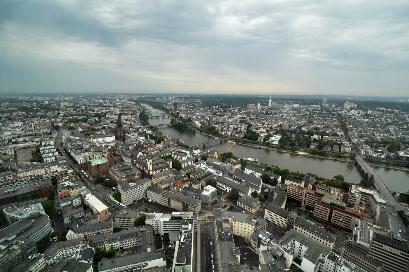 Frankfurt: Blick vom Commerzbank-Turm