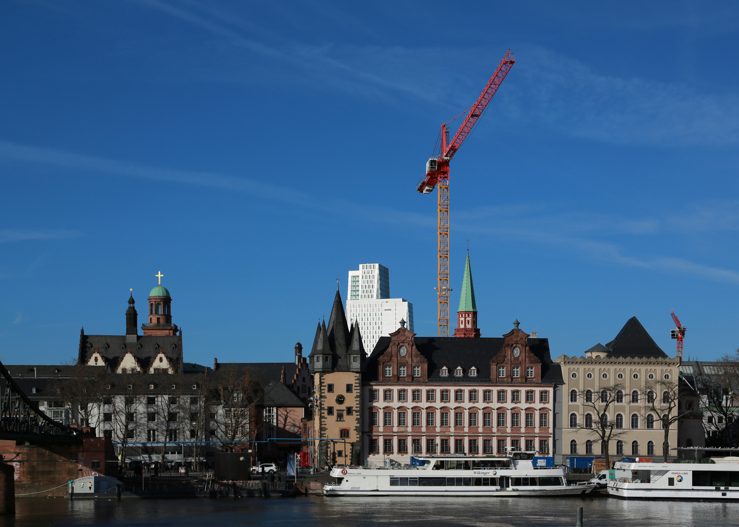 Frankfurt - Blick vom Eisernen Steg (III)