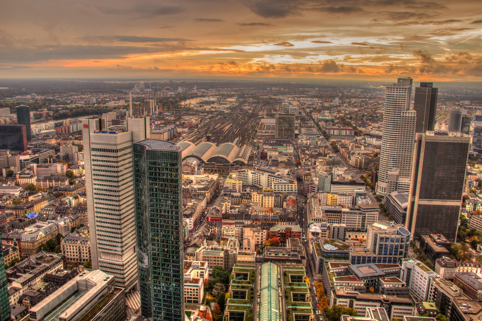 Frankfurt Blick vom Main Tower