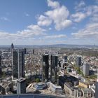 Frankfurt Blick vom Maintower aufs Westend