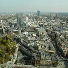 Frankfurt: Blick vom Opernturm Richtung Innenstadt und Ostend