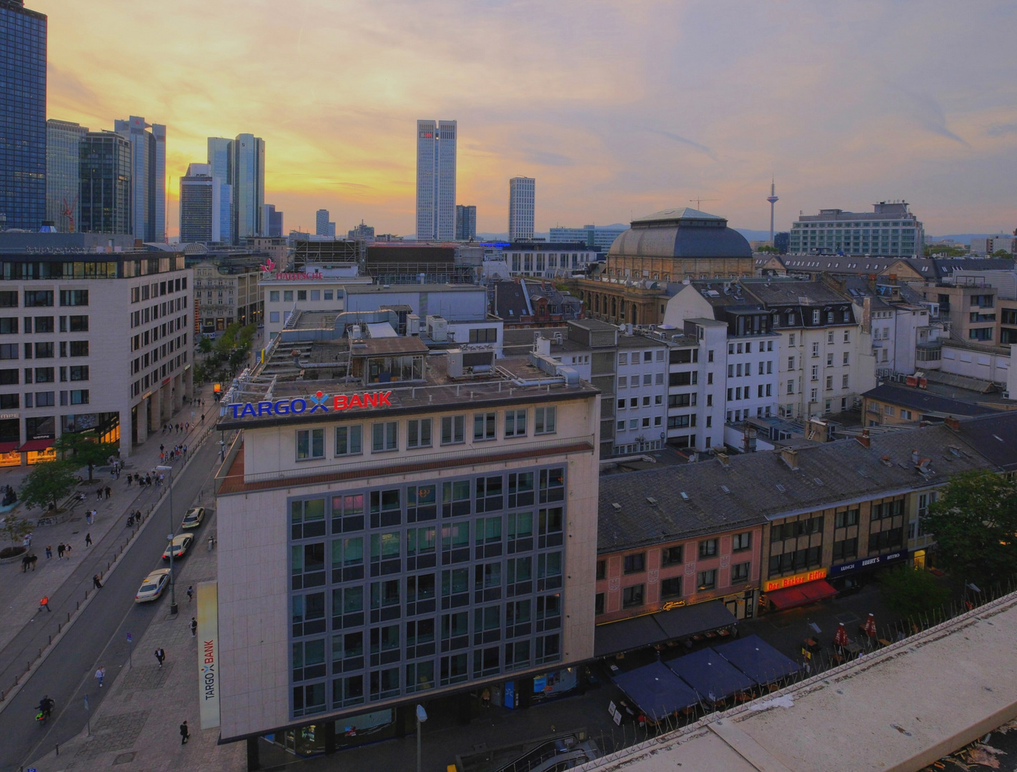 Frankfurt, Blick von der "Galeria"