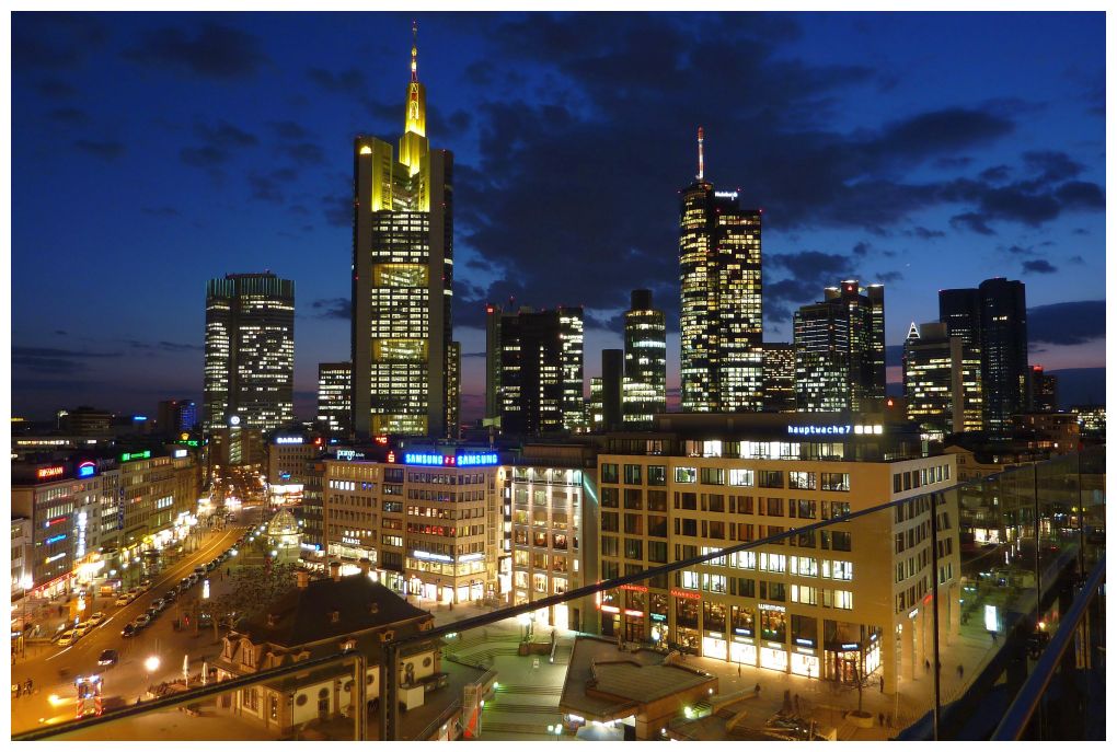 Frankfurt - Blick von der Zeil-Galerie