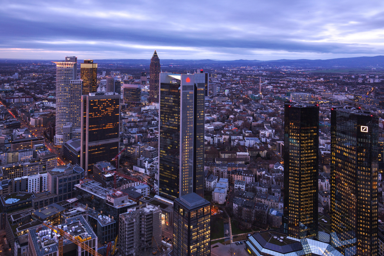 Frankfurt blue hour