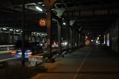 Frankfurt Brücke in der Hanauer Landstraße