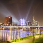Frankfurt by night & river Main