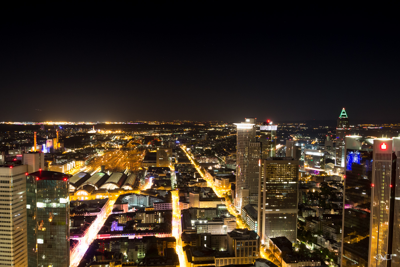 Frankfurt City At Night