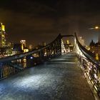 Frankfurt Eiserner Steg / Skyline