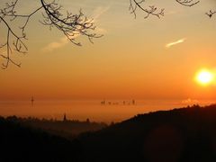 Frankfurt erwacht am Heiligen Abend