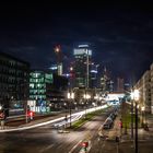 "Frankfurt Europaallee at night"