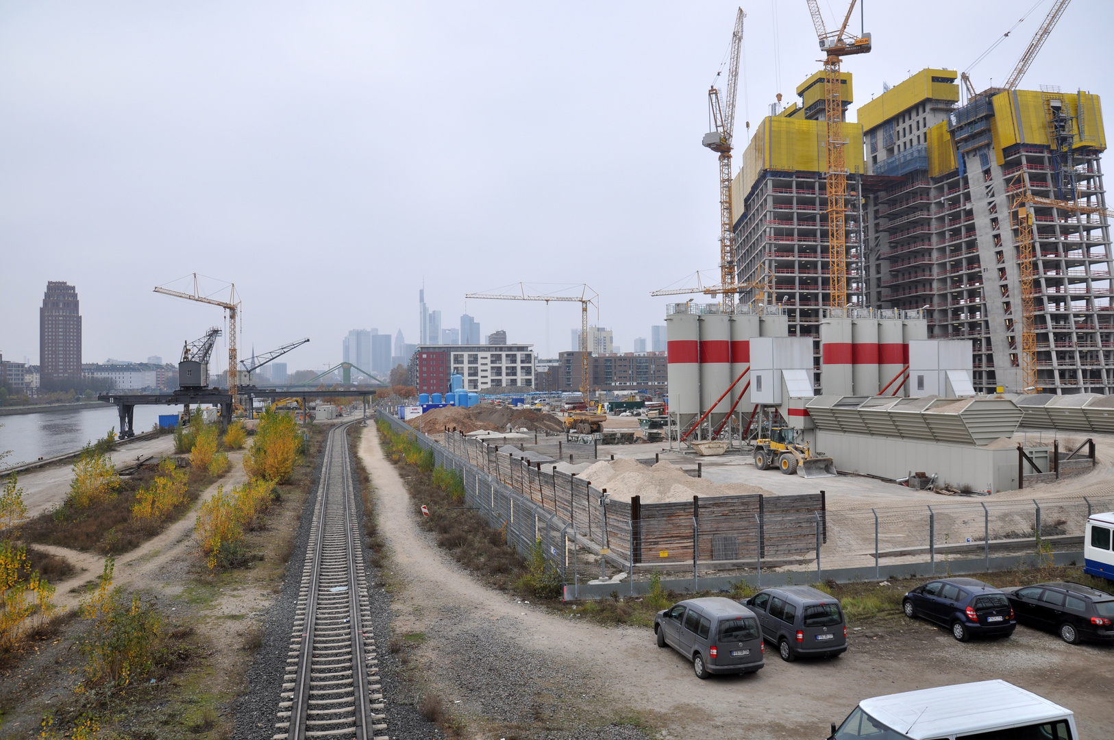 Frankfurt: EZB-Neubau im November 2011