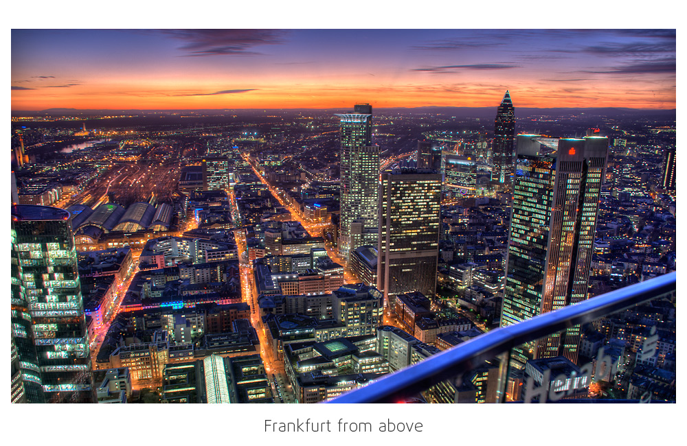 Frankfurt from above