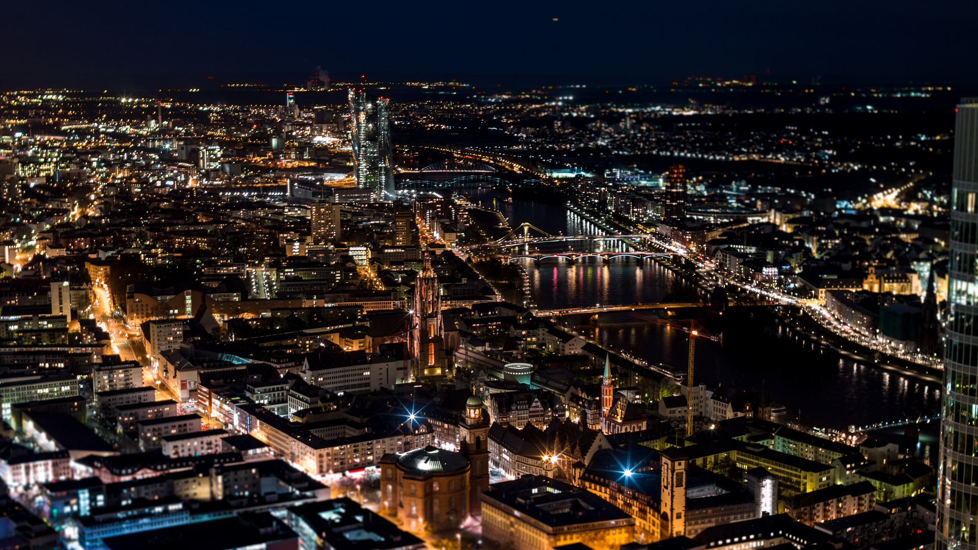 Frankfurt from maintower..