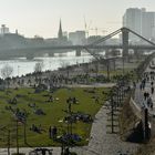 Frankfurt - Frühling an der Weseler Werft März 2014